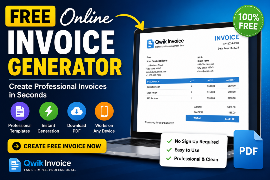 Free Online Invoice Generator